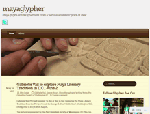 Tablet Screenshot of mayaglypher.com